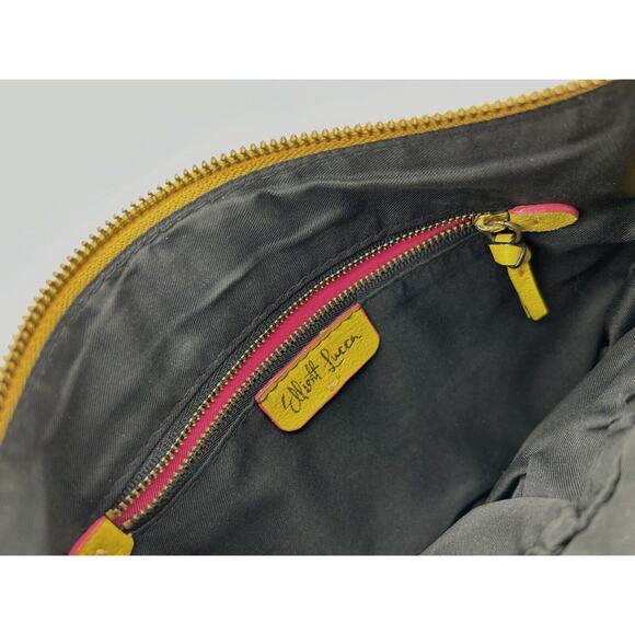 Elliot Lucca Cross Body Yellow Gold Leather Pocketbook - Picture 6 of 7